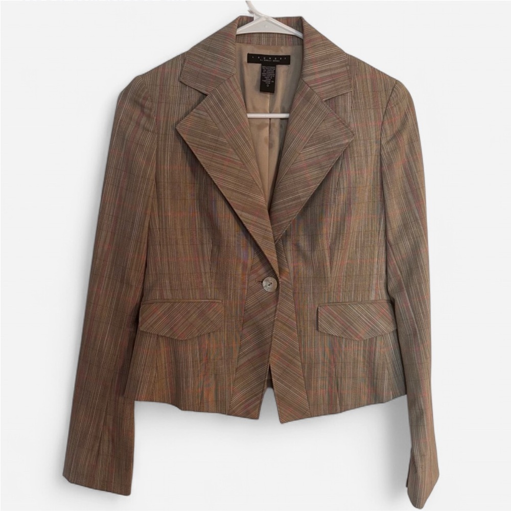 Laundry by Shelli Segal Beige Blazer Size 0